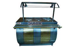 Salad Bar 6 Depósitos De 1/2 Con Cúpula / Dubm6C