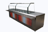 Salad Bar Con Gabinete Inferior Con Panel De Acrílico Iluminado /Ausb-3510