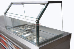 Salad Bar Con Gabinete Inferior Con Panel De Acrílico Iluminado /Ausb-3510