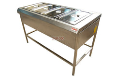 Baño Maria Para 4 Depositos Full De 150 Mm De Altura