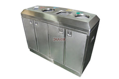 Basurero De Reciclaje 4 Compartimientos Nuevo Modelo / Baren-01300