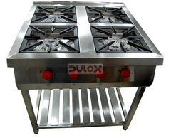 Cocina Industrial 4 Quemadores S/N Horno / 4Pqn
