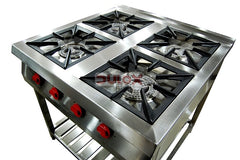 Cocina Industrial 4 Quemadores S/N Horno / 4Pqn