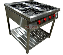 Cocina Industrial 4 Quemadores S/N Horno / 4Pqn