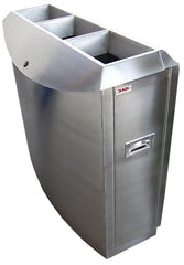 Basurero De Reciclaje De 3 Compartimientos / Bare-0960
