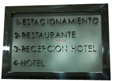 Letrero Volumétrico