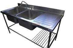 Lavadero Acero Inoxidable De 1600 / Zllca-0106