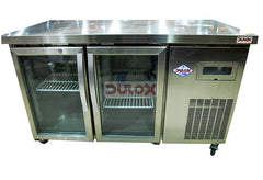 Mesón Refrigerado De 2 Puertas Cristal 1370 X 700 X 850 Mm / M2Pc-1370