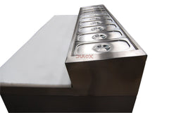 Salsera Industrial De 9 Depósitos De 1/3 X 100 / Cfsc-0074