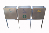 Basurero De Reciclaje Sistema Vaiven / Barsv-01230