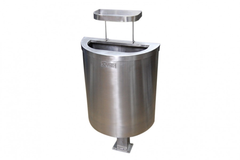 Basurero Plaza Con Cenicero / Bapla-0470