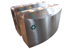 Basurero Reciclaje 4 Compartimientos / Bare4-01300