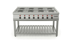 Cocina Eléctrica 8 Quemadores / Ccce-0020