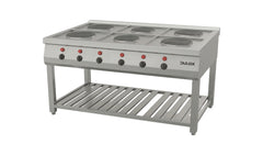 COCINA ELÉCTRICA 6 QUEMADORES / CCCE-1600