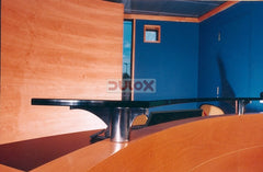 Muebles De Madera Y Acero Inoxidable