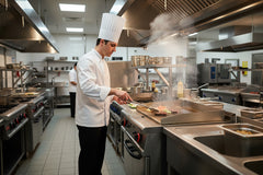 Plancha De Gas Plana Y Grillada Con Gabinete Hgr-906