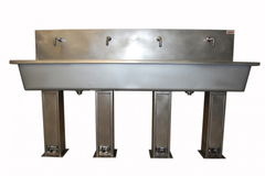 Lavadero De 4 Puestos De Trabajo / Zlle-0128
