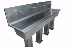 Lavadero De 4 Puestos De Trabajo / Zlle-0128
