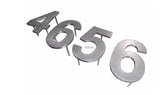 Números Acero Inoxidable