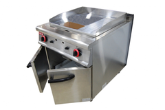 Plancha De Gas Plana Y Grillada Con Gabinete Hgr-906