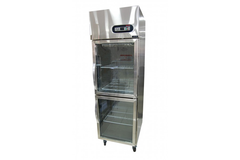 Refrigerador Industrial Dos Puertas De Cristal 620 X 790 X 2000 Mm / Rmv2-0620