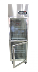 Refrigerador Industrial Dos Puertas De Cristal 620 X 790 X 2000 Mm / Rmv2-0620