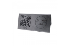 Table Tent Parante Personalizado Logo + Qr