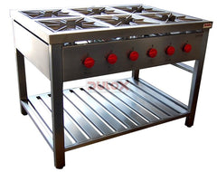 Cocina Industrial De 6 Quemadores / 6Pq