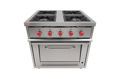 Cocina De 4 Quemadores Con Horno / 4Pqh