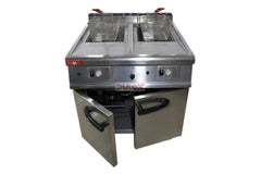 Freidora De 2 Canastillos Con Gabinete A Gas / Hgf-908