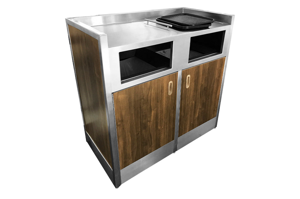 Basurero Mall Doble / Bmd-1300