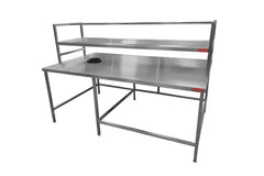 Meson De Lavado Con Rack Secador / Mlrs-1800