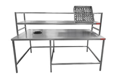 Meson De Lavado Con Rack Secador / Mlrs-1800