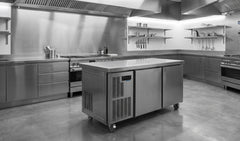 Mesón freezer 2 puertas de acero - MRFREE-1500