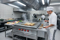 Plancha Churrasquera Con Baño María / PLCHBM-1650