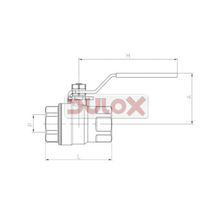 LLAVE DE PASO VALVULA ESFERA 2 PIEZAS INOX 1/2 GENEBRE GEN2014-04