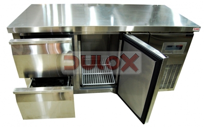 MESÓN REFRIGERADO CON CAJONERA 1500 X 700 X 850 MM / MRC-1500